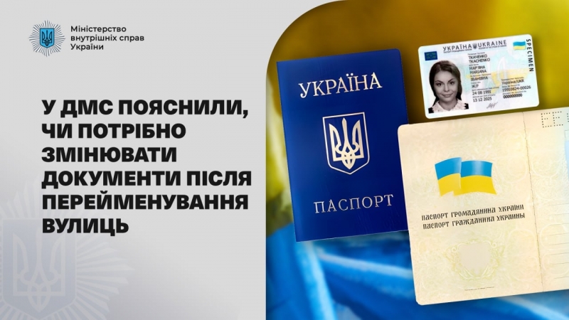 Чи потрібно змінювати документи після перейменування вулиць? – відповідаємо на актуальне запитання 