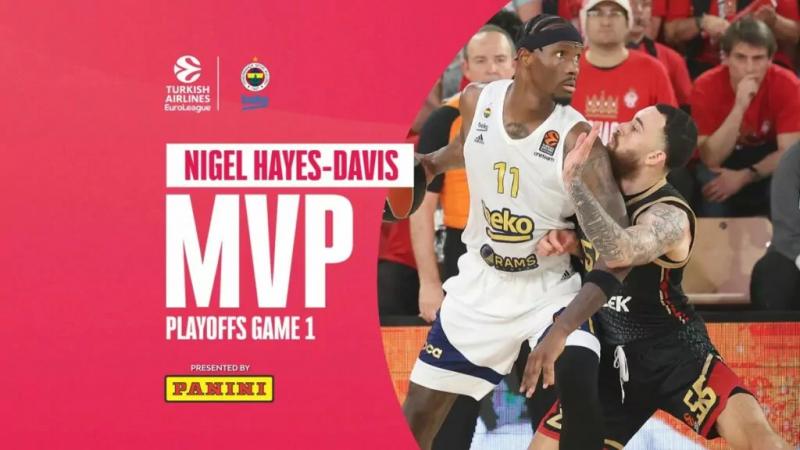 Форвард “Фенербахче” – MVP перших матчів плей-офф Євроліги