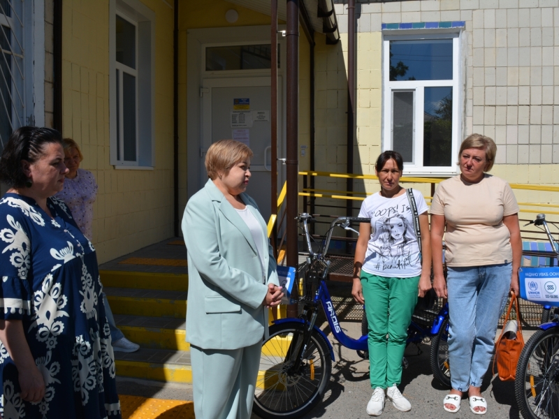 Велосипеди для соціальних працівників