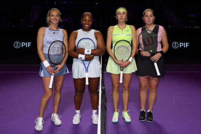 Відеоогляд матчу на WTA Finals Кіченок / Остапенко – Синякова / Таунсенд